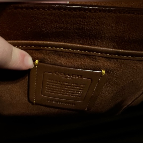 Coach Studio Monogram Canvas Shoulder Bag - Picture 3 of 6